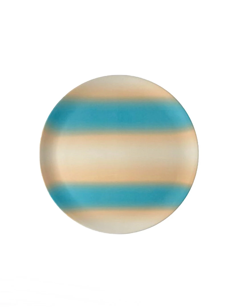 Xenia Taler Soft Stripe Blue Dinner Plate 10" 1 Xenia Taler Soft Stripe Blue Dinner Plate 10"