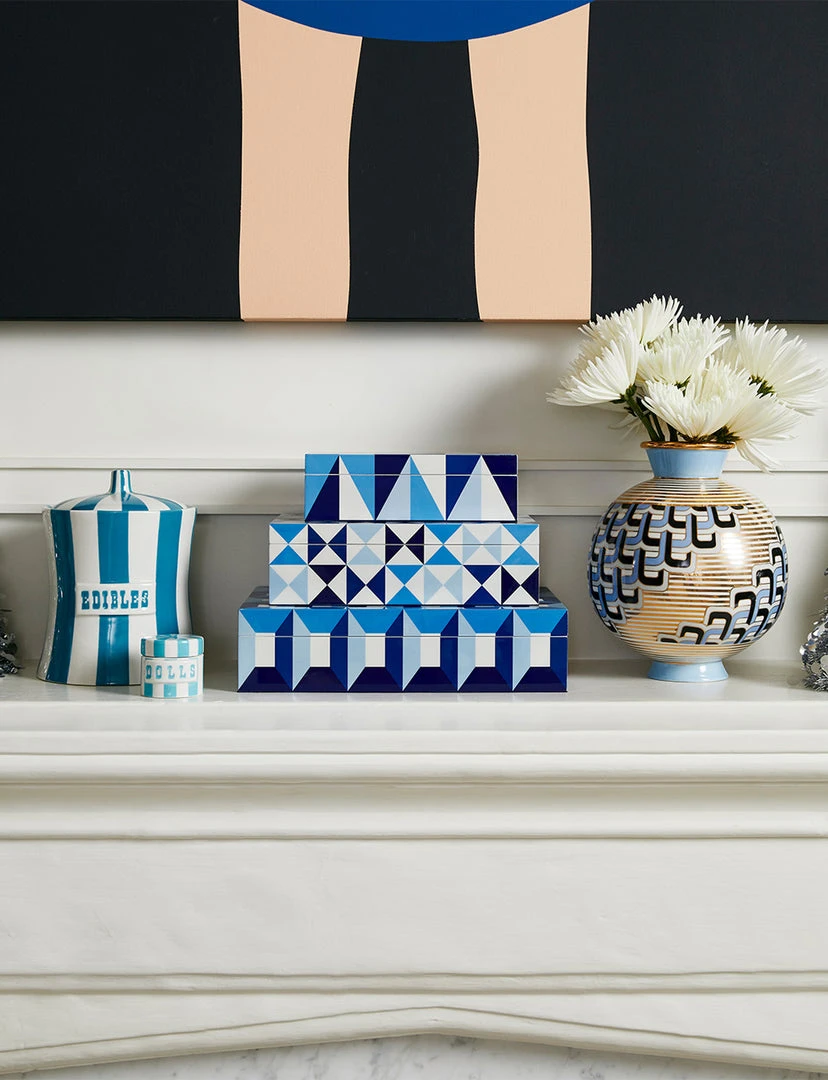 Jonathan Adler Large Sorrento Lacquer Box DECOR 6 Jonathan Adler Large Sorrento Lacquer Box DECOR