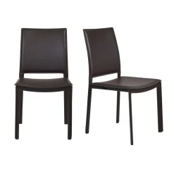 Euro Style NEW ARRIVAL Spade Side Chair (set Of 2)