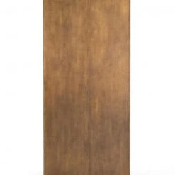 Four Hands Holland Dining Table, Bright Brass Clad FURNITURE