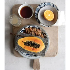 Creative Co-op Matte Stoneware Bowl, Grey 7" 7 Creative Co-op Matte Stoneware Bowl, Grey 7