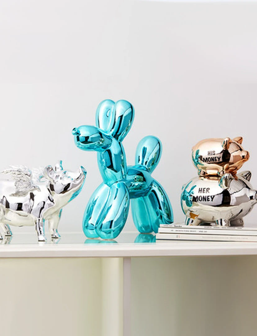 Interior Illusions Balloon Dog Coin Bank DECOR 4 Interior Illusions Balloon Dog Coin Bank DECOR