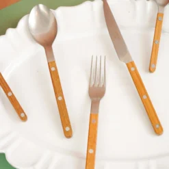 Sabre Bistrot Teak Vintage Dinner Knife KITCHEN