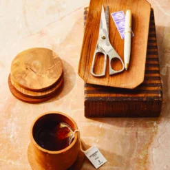 Sir/Madam Teak Root Bevelled Tray KITCHEN