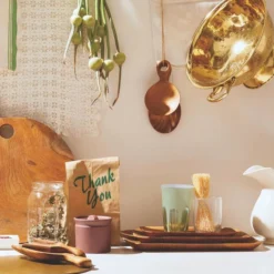 Sir/Madam Teak Root Bevelled Tray KITCHEN