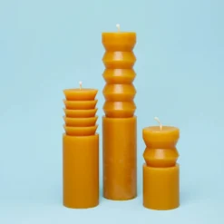 Areaware DECOR Totem Candles, Terracotta
