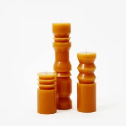 Areaware DECOR Totem Candles, Terracotta