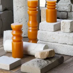 Areaware DECOR Totem Candles, Terracotta