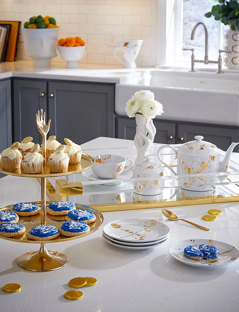 Jonathan Adler Eve 2-Tier Tray KITCHEN 5 Jonathan Adler Eve 2-Tier Tray KITCHEN