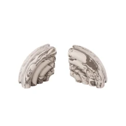 Tov Grey Rainbow Marble Bookends DECOR