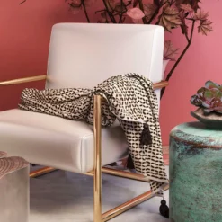 Tov DECOR Palo Olive Cotton Throw