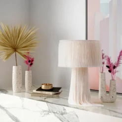 Tov DECOR Terrazzo White Vase, Small