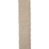 Creative Co-op KITCHEN Woven Cotton Tufted Table Runner W/ Fringe