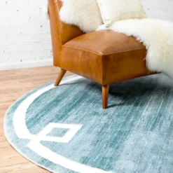 Unique Loom Oriental Round Rug