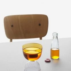 Ichendorf Tutu Bowl/Water Glass, Amber