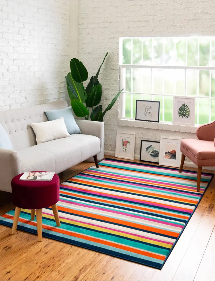 Unique Loom Fiesta Rectangle Rug 4 Unique Loom Fiesta Rectangle Rug