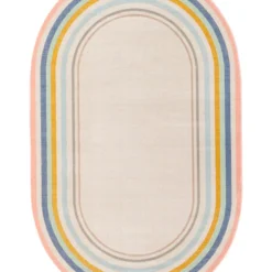 Unique Loom DECOR Bebe Oval Rug 5x8