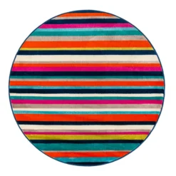 Unique Loom DECOR Fiesta Round Rug