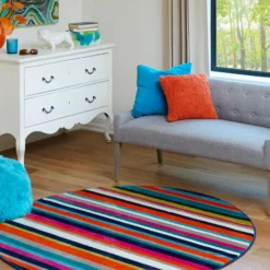 Unique Loom DECOR Fiesta Round Rug