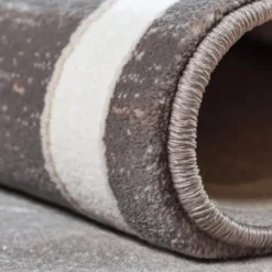 Unique Loom Oriental Rectangle Rug, Grey DECOR