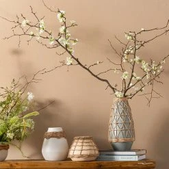 Accent Decor NEW ARRIVAL Lissome Vase, Grey