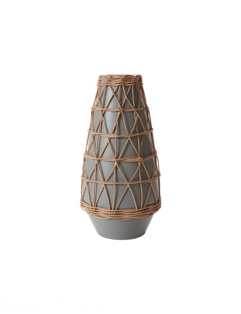 Accent Decor NEW ARRIVAL Lissome Vase, Grey 1 Accent Decor NEW ARRIVAL Lissome Vase, Grey