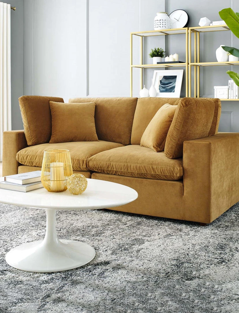 Modway FURNITURE Cody 2 Piece Sectional Velvet Sofa 3 Modway FURNITURE Cody 2 Piece Sectional Velvet Sofa