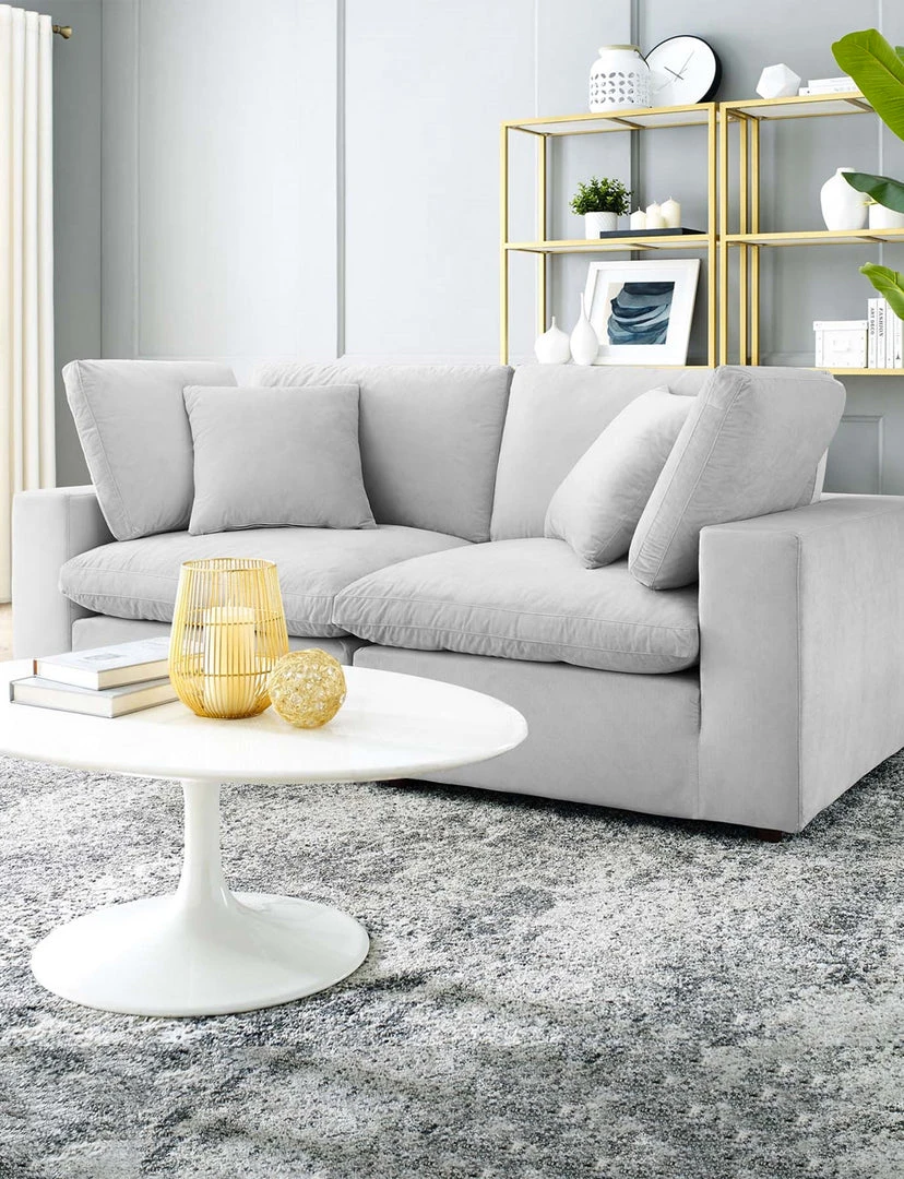 Modway FURNITURE Cody 2 Piece Sectional Velvet Sofa 10 Modway FURNITURE Cody 2 Piece Sectional Velvet Sofa