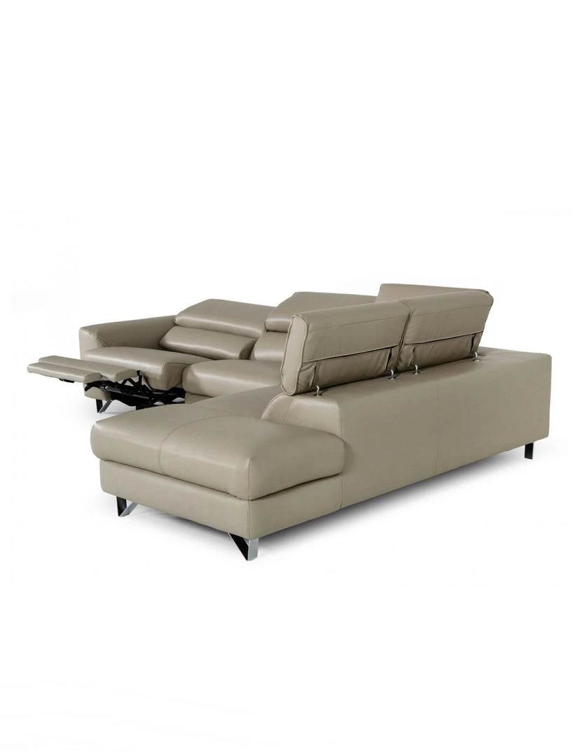 VIG Vera Leather Sectional Raf 4 VIG Vera Leather Sectional Raf