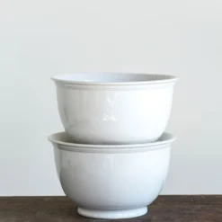 Creative Co-op Stoneware Vintage Reproduction Bowl, Antique White 7 Creative Co-op Stoneware Vintage Reproduction Bowl, Antique White