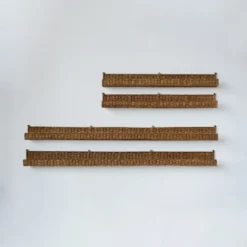 Creative Co-op Hand-Woven Rattan Wall Ledge