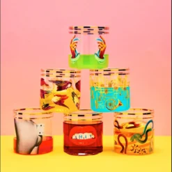 KITCHEN Seletti Toiletpaper Glass Water, Trumpets