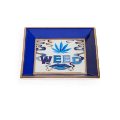 Jonathan Adler KITCHEN Druggist Weed Square Tray 7 Jonathan Adler KITCHEN Druggist Weed Square Tray