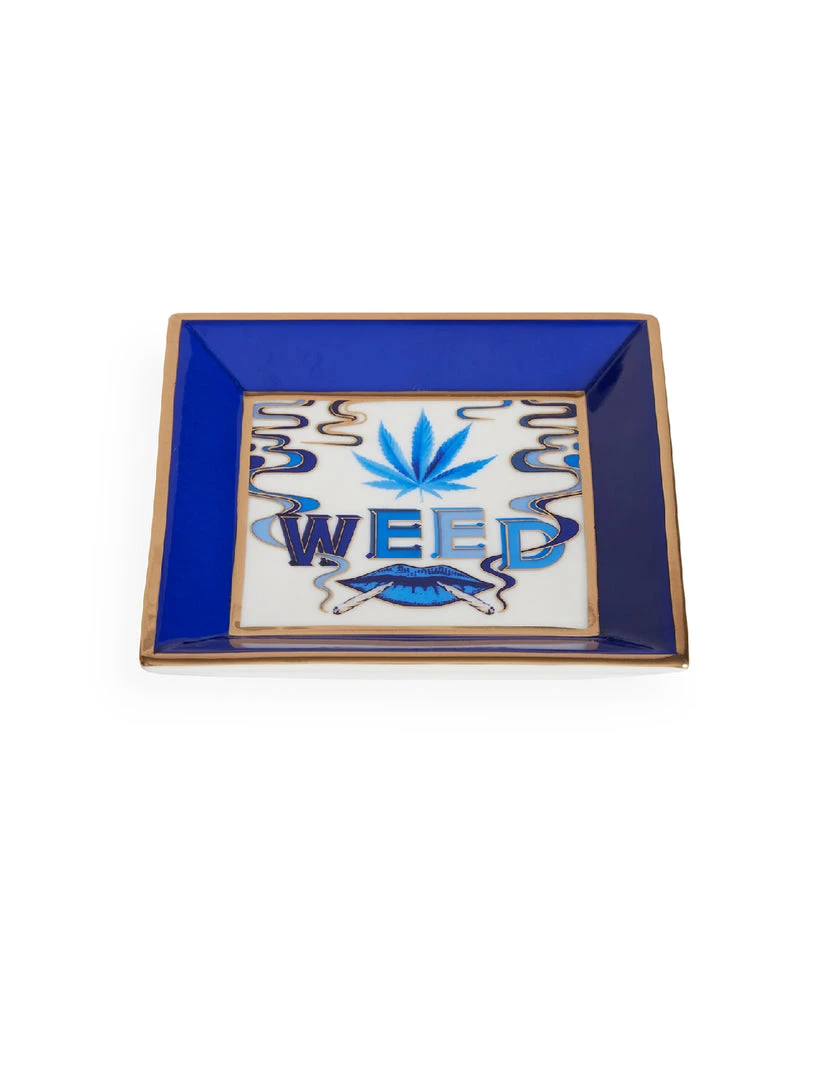 Jonathan Adler KITCHEN Druggist Weed Square Tray 3 Jonathan Adler KITCHEN Druggist Weed Square Tray
