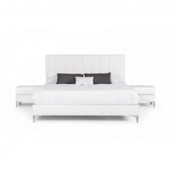 VIG Agora Leather Bed