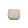 Bloomingville White Fluted Flower Pot DECOR