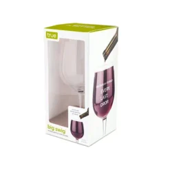 True Brands Big Swig Full Bottle Wine Glass