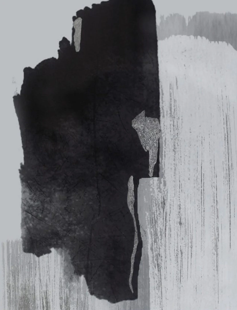 Moe's Wisdom Abstract Ink Print Wall 2 Moe's Wisdom Abstract Ink Print Wall