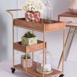 Zuo Bona Bar Cart FURNITURE