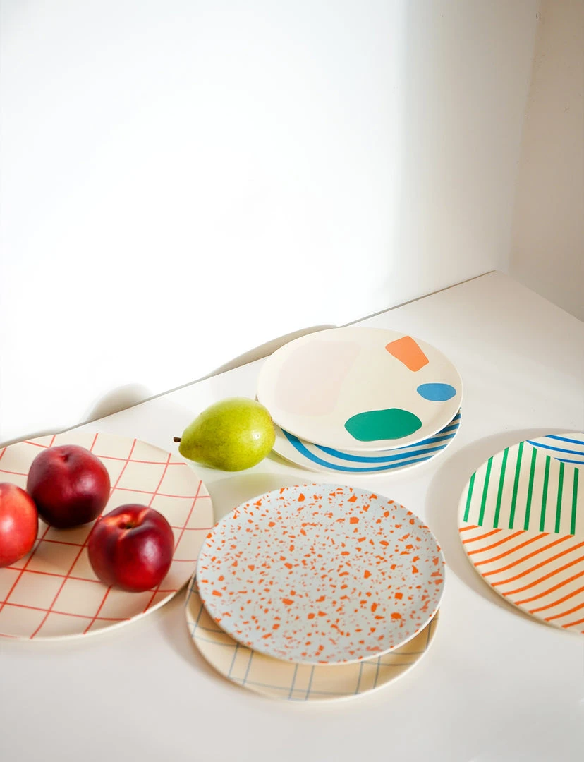 Xenia Taler Schoolhouse Dinner Plate 10" 4 Xenia Taler Schoolhouse Dinner Plate 10"