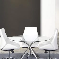 Euro Style Zoe Round Dining Table FURNITURE