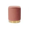 Tov Zoey Velvet Storage Ottoman